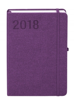 Kalendarz 2018 Popart A6 fioletowy