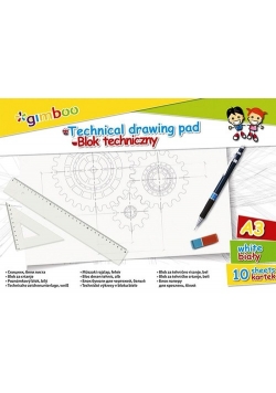 Blok techniczny A3 biały 10 kartek