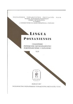 Lingua Posnaniensis Tom 49