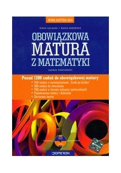 Nowa Matura 2010 Obowiązkowa matura z matematyki zadania z płytą CD