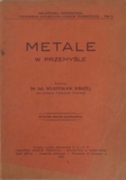 Metale w przemyśle Tom 2, 1930 r