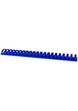 Plastikowe grzbiety do bindowania A4 32mm 50 sztuk niebieskie