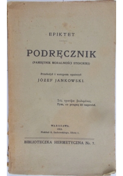 Podręcznik, 1912 r.