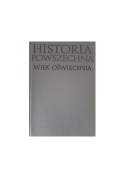 Historia powszechna wiek oświecenia