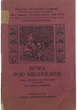 Bitwa pod Kircholmem, 1921r.