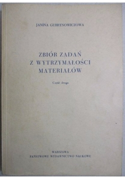 Zbiór zadań z wytrzymałości materiałów, cz I