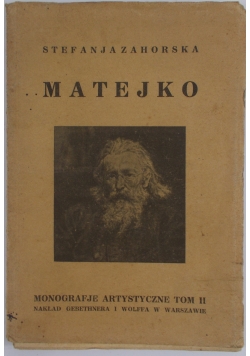 Matejko, Tom II, 1925 R.