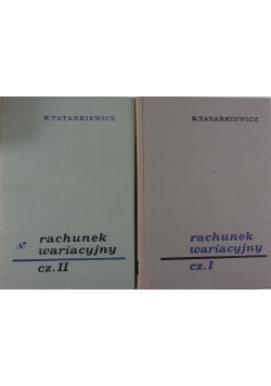 Rachunek wariacyjny, cz. 1 i 2