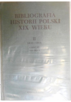 Bibliografia Historii Polski XIX wieku