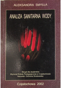 Analiza sanitarna wody