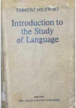 Introduction to the Study of Language