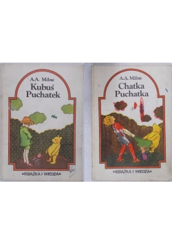 Zestaw 2 książek- Kubuś Puchatek/Chatka Puchatka