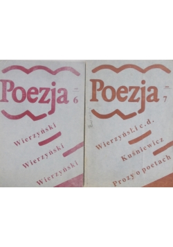 Poezja 6, 7