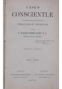 Casus Conscientiae, 1881 r.
