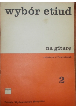 Wybór etiud na gitarę