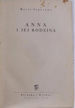 Anna i jej rodzina