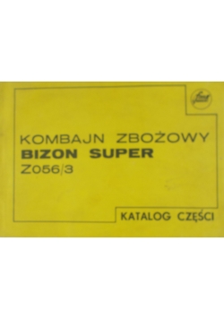 Kombajn zbożowy bizon super Z056/3