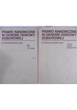 Prawo kanoniczne w okresie odnowy soborowej. Tom 1 i 2.