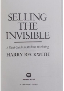 Selling the Invisible