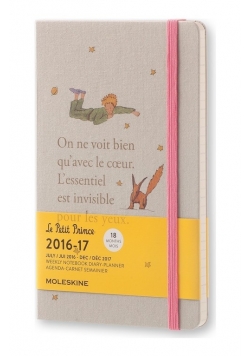 Kalendarz Moleskine Mały Książę M18 2016/17 Tydzień+Notatki L