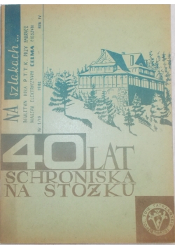40 lat schroniska na stożku