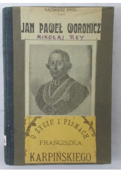 Jan Paweł Woronicz, 1919 r.