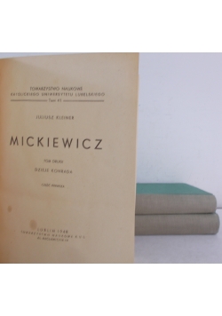 Mickiewicz Tom 40.41 2 części, 1948