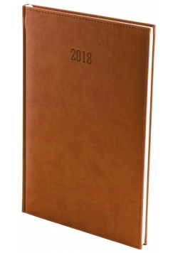 Kalendarz 2018 A4 tygodniowy Vivella brązowy