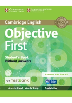 Objective First Student's Book without Answers with CD-ROM with Testbank