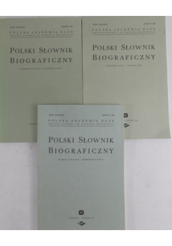 Polski Słownik Biograficzny,Tom XXXVIII, zeszyty 156-158
