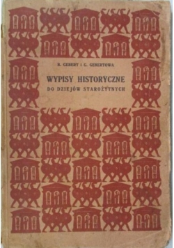 Historia Starożytna cz. II, 1929r.