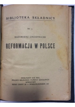 Reformacja w Polsce