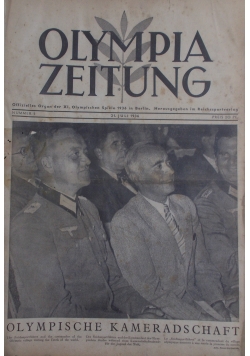 Olympia Zeitung 1936 r.  Nummer 1-30