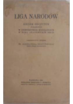 Liga narodów , 1925r.