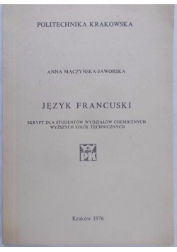 Język francuski skrypt dla studentów