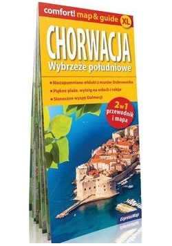 Chorwacja Wybrzeże południowe mapa