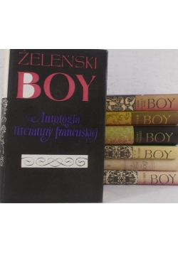Antologia literatury francuskiej /Proust i jego świat /Molier / Stendhal i Balzac /Mózg i płeć/ Mózg i płeć tom IX /Mózg i płeć tom VIII- zestaw 8 książek