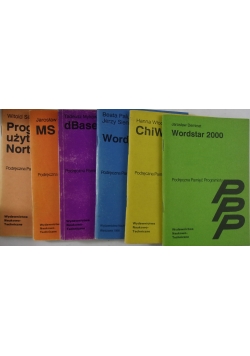 Programy użytkowe Nortona/MS DOS 3.2/dBase III Plus/WordPerfect 5.0/ChiWriter 3.01/Wordstar 2000