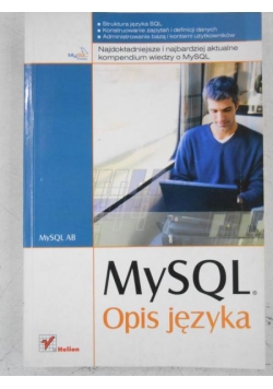 MySQL. Opis języka