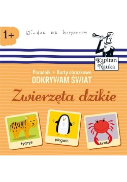 Odkrywam świat Zwierzęta dzikie Książka + Karty obrazkowe
