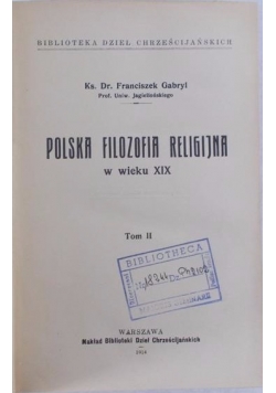 Polska filozofia religijna w wieku XIX