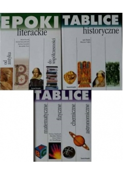 Tablice historyczne, matematyczne,epoki literackie