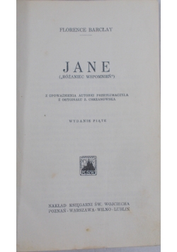 Jane. Różaniec wspomnień, 1950 r.