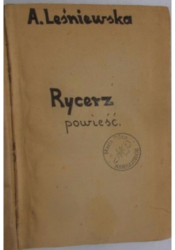 Rycerz, ok. 1925 r.