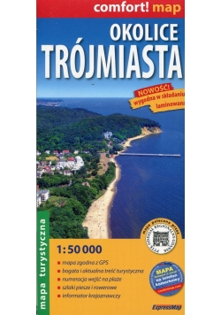 Okolice Trójmiasta mapa turystyczna 1:50 000