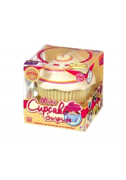 Mini cupcake Babeczka z niespodzianką beżowa