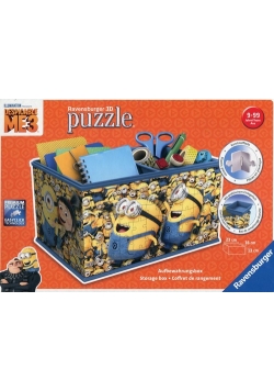 Puzzle 3D Kuferek na skarby Minionki 216 elementów