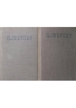 Lenin. Dzieła wybrane w dwóch tomach, tom I-II, 1948 r.