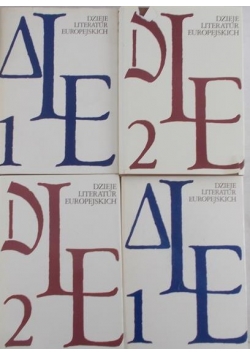 Dzieje Literatury Europejskiej zestaw 4 książek
