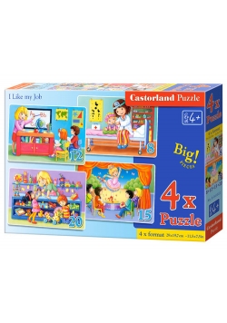 Puzzle 4x1 20 Like my Job